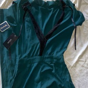 Emerald green jumpsuit
